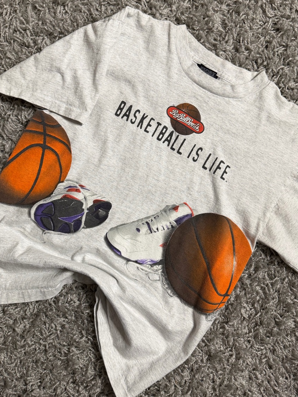 Vintage Basketball Wrap Around Shirt